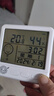 電子高精度迷你干溫度計室內家用溫度濕度表精準車(chē)載干溫濕度計表 大屏笑臉溫度計-鋰電款 有鬧鐘+背光+充電款 曬單實(shí)拍圖