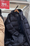 優(yōu)衣庫男裝女裝無(wú)縫羽絨連帽外套夾克羽絨服478279 09 黑色 L 曬單實(shí)拍圖