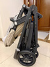 UPPAbabyCRUZ V2+嬰兒車(chē)高景觀(guān)嬰兒推車(chē)雙向 可坐可躺 易折疊 寶寶手推車(chē) 燕麥灰LIM 曬單實(shí)拍圖
