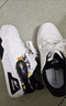 回力女鞋秋冬新款運動(dòng)鞋女軟底輕便鞋子休閑跑步鞋 白/紫 38 曬單實(shí)拍圖