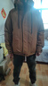JEEP吉普羽絨服男冬季短款連帽保暖外套男士休閑夾克衣服男裝 棕色 XL 曬單實(shí)拍圖