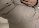 The North Face北面羽絨服男戶(hù)外700蓬鵝絨高蓬保暖外套81SF 灰色/1OA L 曬單實(shí)拍圖