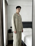 貓人【順滑莫代爾】男士睡衣男春秋長(cháng)袖空調服四季家居服抑菌防螨新品 曬單實(shí)拍圖