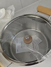 九陽(yáng)（Joyoung）316L不銹鋼湯蒸鍋 自帶蒸格雙層多功能家用 熱奶煮粥爐灶通用24cm 曬單實(shí)拍圖