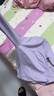 駱駝（CAMEL）薄絨運動(dòng)上衣女立領(lǐng)長(cháng)袖跑步健身T恤 C1W14L0623A5 星月紫 M 曬單實(shí)拍圖