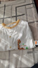 貝瑞加（Babyprints）嬰兒連體衣2件裝寶寶夏季長(cháng)袖爬服純棉哈衣柔軟家居內衣 黃90 曬單實(shí)拍圖