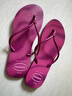havaianas哈唯納Tube gloss漸變印花人字拖女夏季平底夾腳涼拖鞋可外穿 4622-玫瑰膠 37-38 巴西碼 曬單實(shí)拍圖