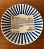 MUJI波佐見(jiàn)燒 豆皿 小碟子 蘸料碟 涼菜碟 調味碟 吐骨碟 家用 木賊草紋 4英寸 曬單實(shí)拍圖