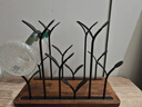 小野七天鐵藝樹(shù)葉擺件紅酒架六瓶裝葡萄酒展示架子餐桌酒柜裝飾玄關(guān)置物架 鐵藝樹(shù)葉酒架 曬單實(shí)拍圖