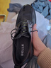 百麗通勤商務(wù)皮鞋2025男牛皮褶皺增高休閑鞋A1373AM4 黑色2  41 曬單實(shí)拍圖