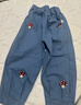 幼歌（YOUGE）嬰幼兒可愛(ài)復古蘑菇牛仔褲2024春季新款休閑褲子潮 天空藍（66-90兩用襠） 90 cm 曬單實(shí)拍圖