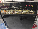 森森（SUNSUN）原生態(tài)溪流缸新款造景金魚(yú)缸客廳超白玻璃底濾魚(yú)缸包安裝 1.2米大觀(guān)賞面47寬 超白底濾 黑色 基礎款 曬單實(shí)拍圖