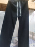 寶娜斯燈芯絨闊腿褲女秋冬休閑褲呢絨直筒褲高腰垂感九分褲微喇叭褲 黑色 冬季加絨款1條 均碼 【80-140斤】 曬單實(shí)拍圖