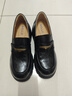 百麗海鷗樂(lè )福鞋女厚底英倫小皮鞋春夏通勤單鞋JD007CM5 黑色-啞光 40 曬單實(shí)拍圖