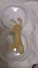 英氏（YEEHOO）牙膠嬰兒寶寶硅膠玩具咬膠水煮防吃手神器口欲期6個(gè)月以上小袋鼠 橙色+防塵收納盒 曬單實(shí)拍圖
