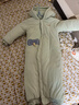 童泰（TONGTAI）嬰兒連體衣冬季純棉夾棉寶寶衣服新生兒連帽哈衣爬服綠色90cm 曬單實(shí)拍圖