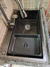 好太太精工廚房水槽小米粒大單槽多功能洗碗洗菜手工一體盆304不銹鋼洗菜池 HTT068-75*45 【5.0加厚】納米抗菌 曬單實(shí)拍圖