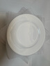 玉蝶景德鎮陶瓷純白色盤(pán)子西餐盤(pán)平盤(pán)碟圓盤(pán)菜盤(pán)骨瓷吐骨碟點(diǎn)心盤(pán)家用 7英寸白色平盤(pán)6個(gè)裝 曬單實(shí)拍圖