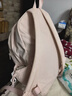 Lee學(xué)生雙肩包女新款韓版休閑大容量初高中校園書(shū)包戶(hù)外旅行包男 藕粉色 曬單實(shí)拍圖