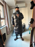 京東京造黑金鵝絨服三防羽絨服男長(cháng)款男士外套新年衣服男女同款 曜石黑3XL 曬單實(shí)拍圖