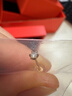 喜鉆生日禮物六爪鉆石耳飾黃18K金鉆石耳釘耳骨釘4分(單只） 曬單實(shí)拍圖