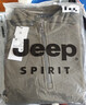 JEEP SPIRIT吉普半拉鏈衛衣男秋冬季韓版立領(lǐng)針織衫男潮流上衣 軍綠加絨 XL 曬單實(shí)拍圖