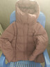 坦博爾羽絨服女短款可脫卸帽百搭休閑冬保暖外套TB5530358Z 暖香紫165 曬單實(shí)拍圖