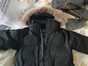 君羽戶(hù)外羽絨服男中長(cháng)款800高蓬白鵝絨工裝加厚防風(fēng)保暖鵝絨服35 黑色 M （推薦121-140斤） 曬單實(shí)拍圖