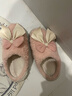 活動(dòng)款--蝴蝶結拖鞋女士秋冬季冬季居家防滑室內保暖加絨厚底家用 粉紅色 38-39 【建議拍大一碼】 曬單實(shí)拍圖