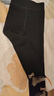 浪莎兒童打底褲女童秋冬加絨加厚保暖九分褲彈力寶寶中大童百搭潮流長(cháng)褲 黑色-中厚 120（建議身高110-120） 曬單實(shí)拍圖