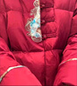 鴨鴨（YAYA）中年媽媽羽絨服女2025新款冬裝短款立領(lǐng)中老年小個(gè)子洋氣外套 曬單實(shí)拍圖