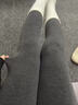 ARTFULMOM英國孕婦打底褲秋冬外穿2025新款加絨加厚踩腳連褲襪顯瘦打底襪褲 深灰色【300g厚絨-踩腳款】適合-5-10℃ 均碼 穿到165斤 曬單實(shí)拍圖