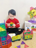 活石（LIVING STONES）兒童磁力片3-6歲玩具男孩1-3歲磁力吸片積木磁鐵玩具女孩生日禮物 曬單實(shí)拍圖