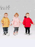 戴維貝拉（DAVE＆BELLA）女童羽絨服男童90絨保暖羽絨衣兒童冬裝幼兒新年寶寶冬季外出服 中國紅DB16448 110 cm（建議身高100-110cm） 曬單實(shí)拍圖