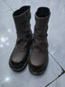 ZHR堆堆短靴女2025新款厚底雪地靴美拉德褲管馬丁靴女KN191棕色37 曬單實(shí)拍圖