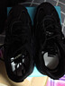 回力女鞋老爹鞋上班工作久站不累腳26運動(dòng)鞋跑步鞋休閑女 黑色皮面 37 曬單實(shí)拍圖