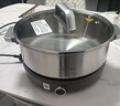 美的電火鍋0涂層 分體式電煮鍋家用3-4-5-6-8人用電熱鍋 2025新款火鍋烤肉一體多功能鍋 6.5L 三檔旋鈕控火HGS30G1 曬單實(shí)拍圖