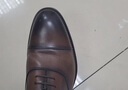 百麗張凌赫同款商務(wù)正裝皮鞋禮盒裝男鞋牛皮鞋職場(chǎng)婚鞋 棕色 42 曬單實(shí)拍圖