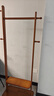 棲音閣實(shí)木掛衣架落地式臥室衣帽架家用房間室內加厚加粗辦公室衣服掛架 曬單實(shí)拍圖