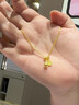 芯奢金店同款葫蘆項鏈女2025新款極簡(jiǎn)金色仿沙金久不掉色小葫蘆項墜 招財納福小金葫蘆項鏈 曬單實(shí)拍圖
