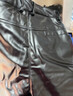 凱撒（KAISER）綿羊皮真皮皮褲男冬季加絨加厚摩托車(chē)騎行防風(fēng)防水保暖寬松皮棉褲 黑色 2XL (建議130-145斤) 曬單實(shí)拍圖
