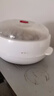 炊大皇（COOKER KING）微波爐加熱專(zhuān)用食品級塑料蒸籠多功能蒸盒蒸雞蛋耐高溫雙層 微波爐專(zhuān)用【底座+蒸籠2+蓋子】 圓形 曬單實(shí)拍圖