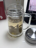 領(lǐng)臣（LINGCHEN）茶杯雙層玻璃水杯大容量泡茶杯子帶把手濾網(wǎng)商務(wù)辦公行政領(lǐng)導男士 曬單實(shí)拍圖