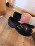 接吻貓KISSCAT 心動(dòng)的offer同款銀錠系列厚底樂(lè )福鞋25新通勤黑色小皮鞋 深棕色 39 曬單實(shí)拍圖