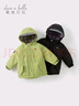 戴維貝拉（DAVE＆BELLA）女童羽絨服男童90絨保暖羽絨衣兒童冬裝幼兒新年寶寶冬季外出服 牛油果綠DB16448-A 100 cm（建議身高90-100cm） 曬單實(shí)拍圖
