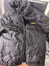 JEEP吉普羽絨服男冬季短款休閑立領(lǐng)外套潮流保暖衣服男裝 黑色 XL 曬單實(shí)拍圖
