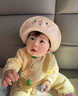 KocotreeKK樹(shù)嬰兒遮陽(yáng)帽子防紫外線(xiàn)男孩女寶寶鴨舌帽防曬透氣大帽檐太陽(yáng)帽 兔兔奶糖 S：建議頭圍48-50cm，1-3歲 曬單實(shí)拍圖