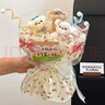 赟婭扭扭棒可愛(ài)小狗玩偶花束成品創(chuàng  )意生日禮物毛絨女生閨蜜生日禮物 扭扭棒小狗（6只）+手提袋燈串 曬單實(shí)拍圖