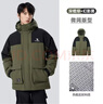 駱駝（CAMEL）男裝工裝羽絨服秋冬款加厚保暖連帽男女同款防寒外套M13CF00100A 曬單實(shí)拍圖