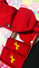 浪莎本命年騏驥紅襪子男10A抗菌純棉馬年結婚過(guò)年大紅色中筒全棉男襪 曬單實(shí)拍圖